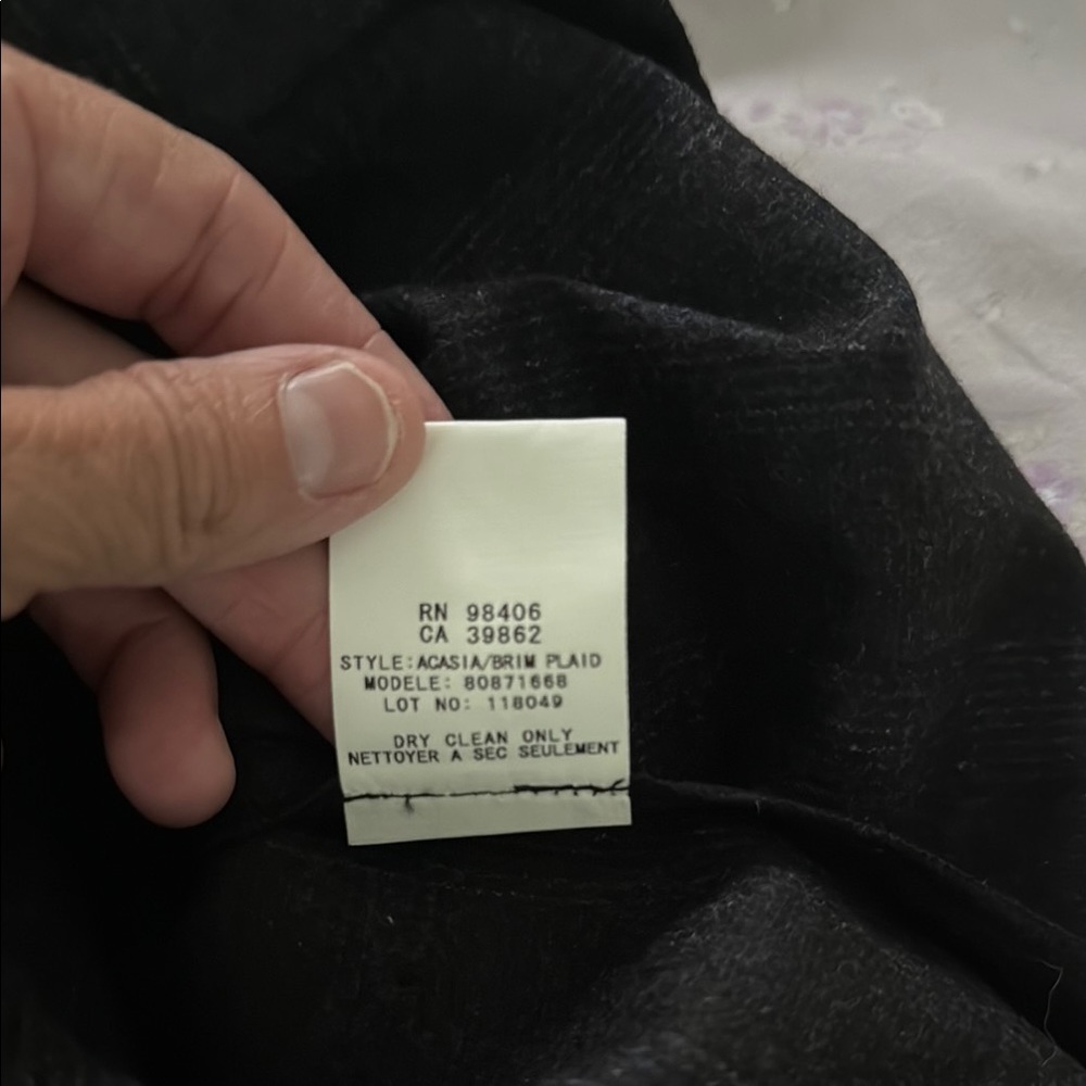 Theory Black Long Sleeve Women's Dress Shirt - Picture 5 of 5